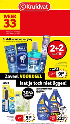 Voorbeeld van Folder week 33 van winkel Kruidvat geldig vanaf 12/08/2025