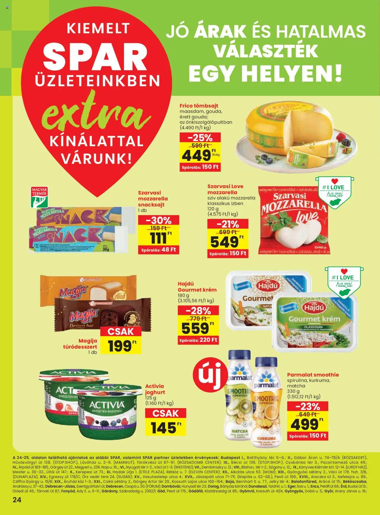Spar aktuális szórólap, érvényes 2025.09.25.-től - 1 oldal