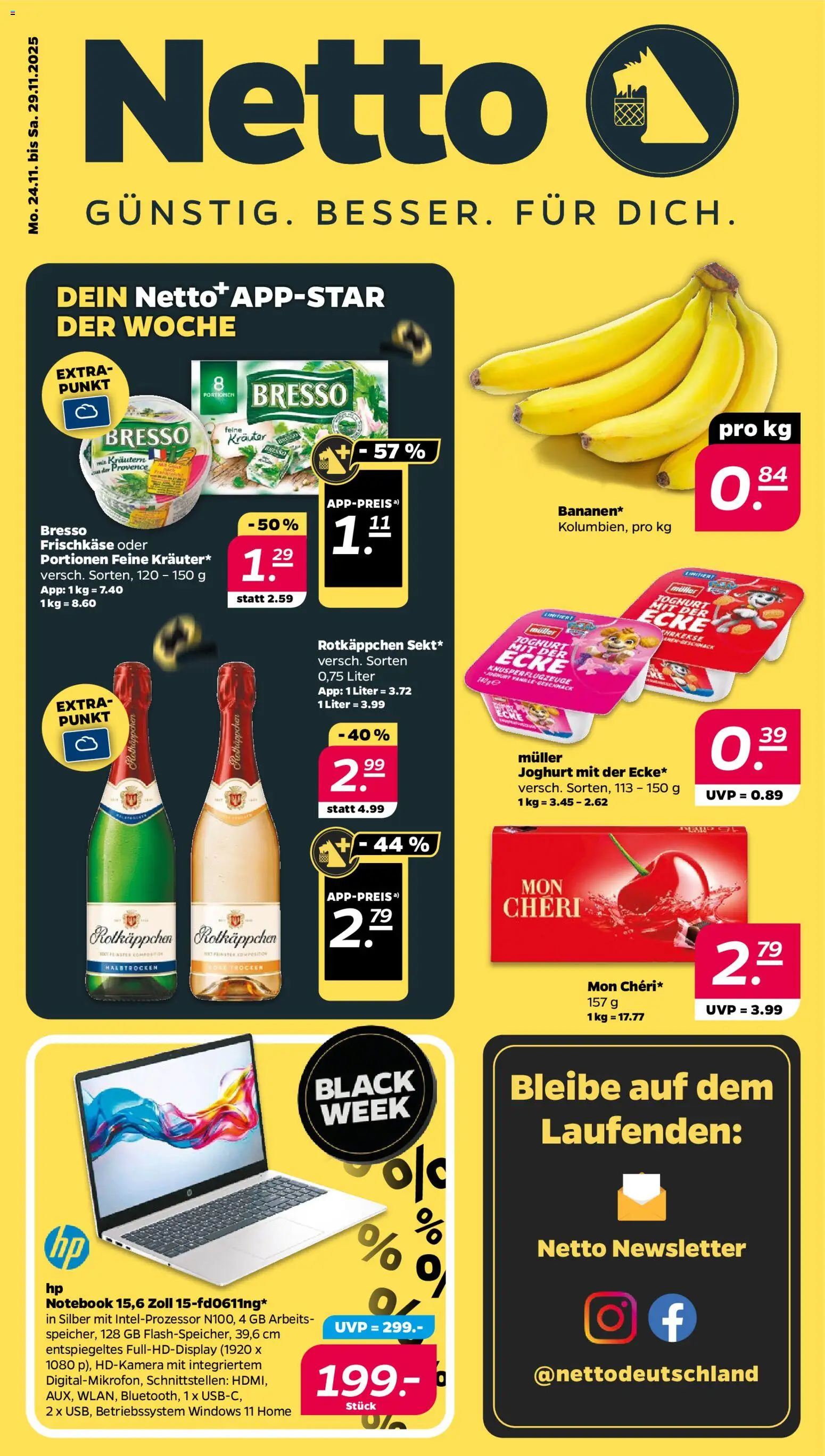 Vorschau von dem Prospekt des Geschäftes Netto, gültig ab dem 24.11.2025