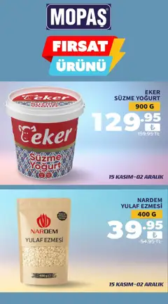 Mopaş Katalog 15.11.2025 - Broşürünün önizlemesi | Strana: 4