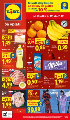 Náhľad Lidl letáku platného od 04.12.2025