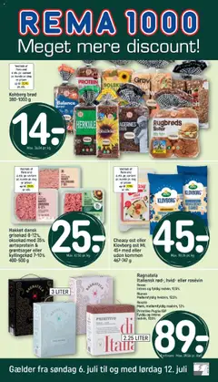 Eksempel på tilbudsavis Tilbudsavis fra butik Rema 1000 gyldig fra 06/07/2025