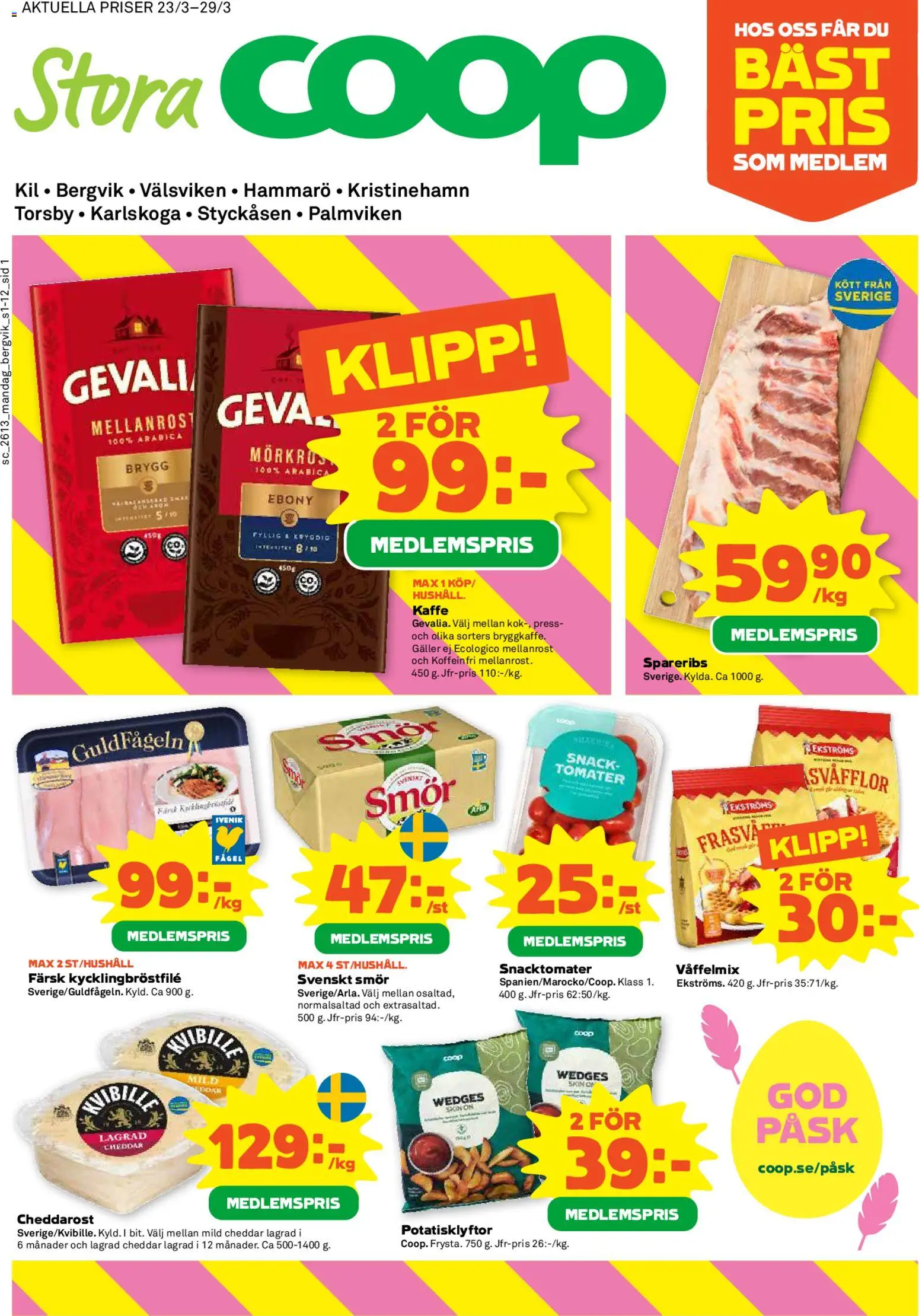 Förhandsgranska reklamblad Stora Coop erbjudanden från butik Stora Coop gäller från 23/03/2026
