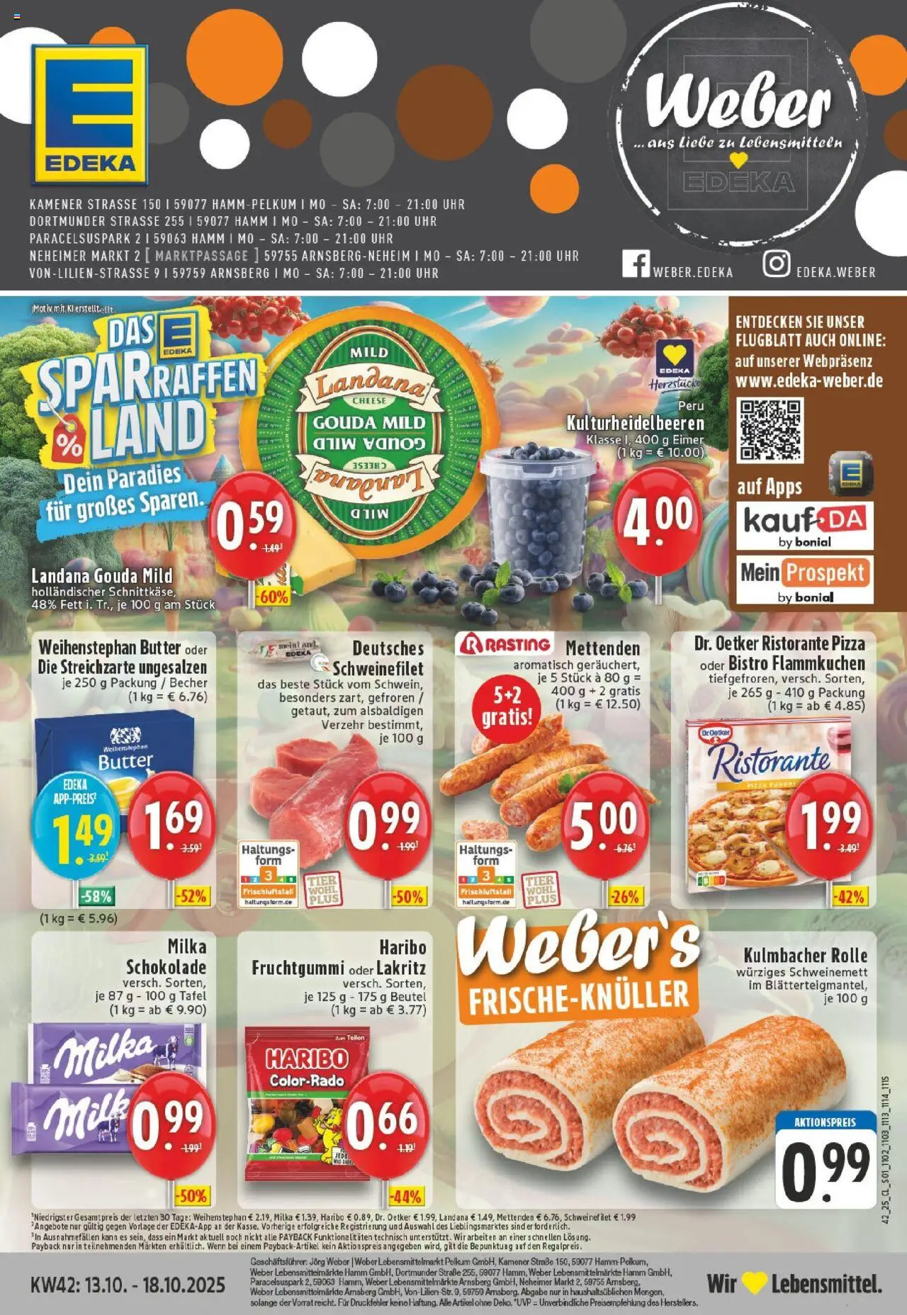EDEKA Prospekt ab 13.10.2025 - Prospekt Arnsberg Online