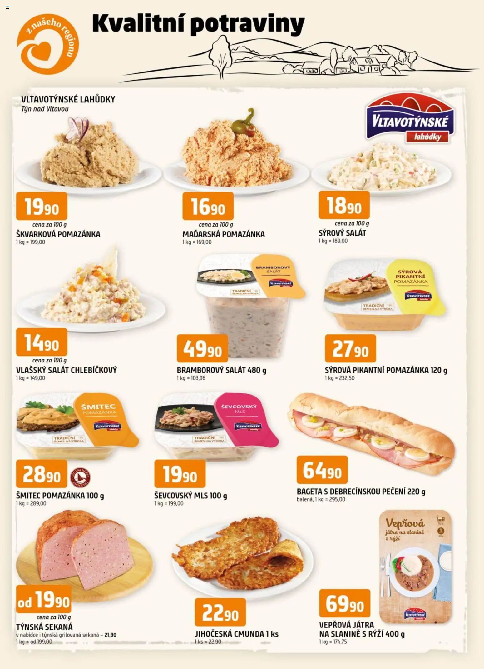 Náhled nabídky: Trefa Leták - Kvalitní potraviny z našeho regionu platný od 28.01.2026