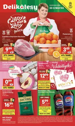 Pogląd gazetki "Sklepy Własne" ze sklepu Delikatesy Centrum ważnej od 12.02.2026