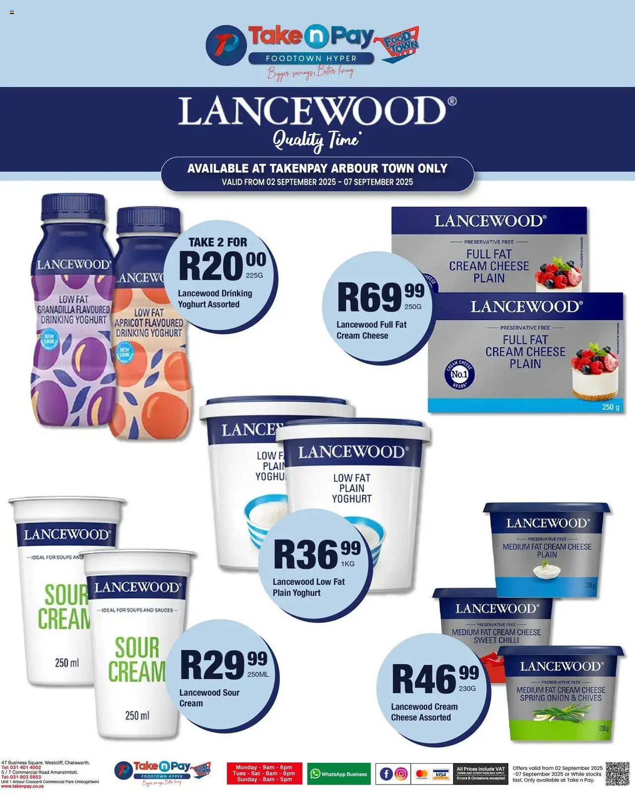 Take n Pay Lancewood Quality Time from 02/09 - 07/09/2025 > Promotions