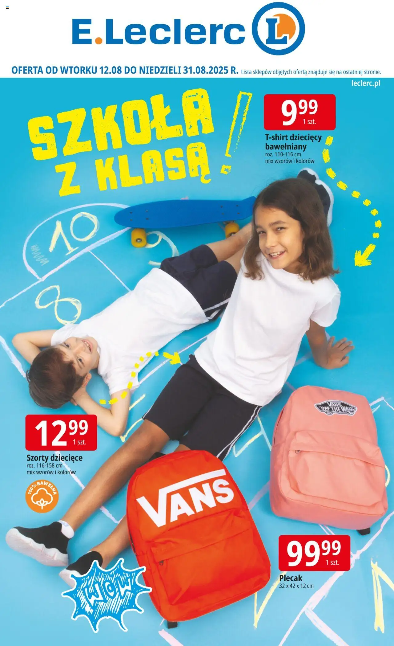 E.Leclerc Warszawa Ursynów od 12.08.2025 - Nowa Gazetka - Numer strony 1