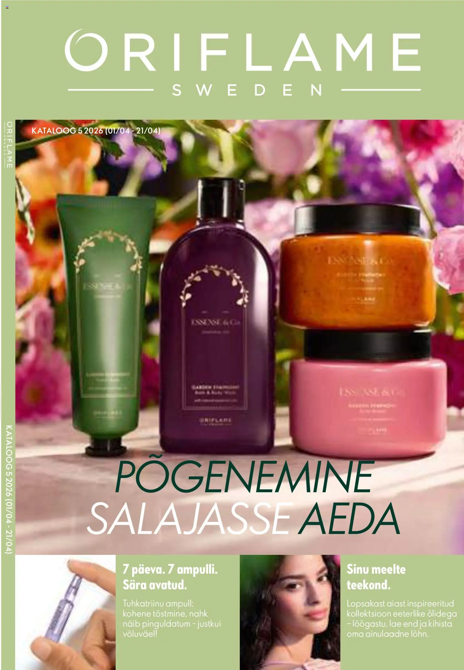 Oriflame kliendilehe eelvaade alates 01.04.2026