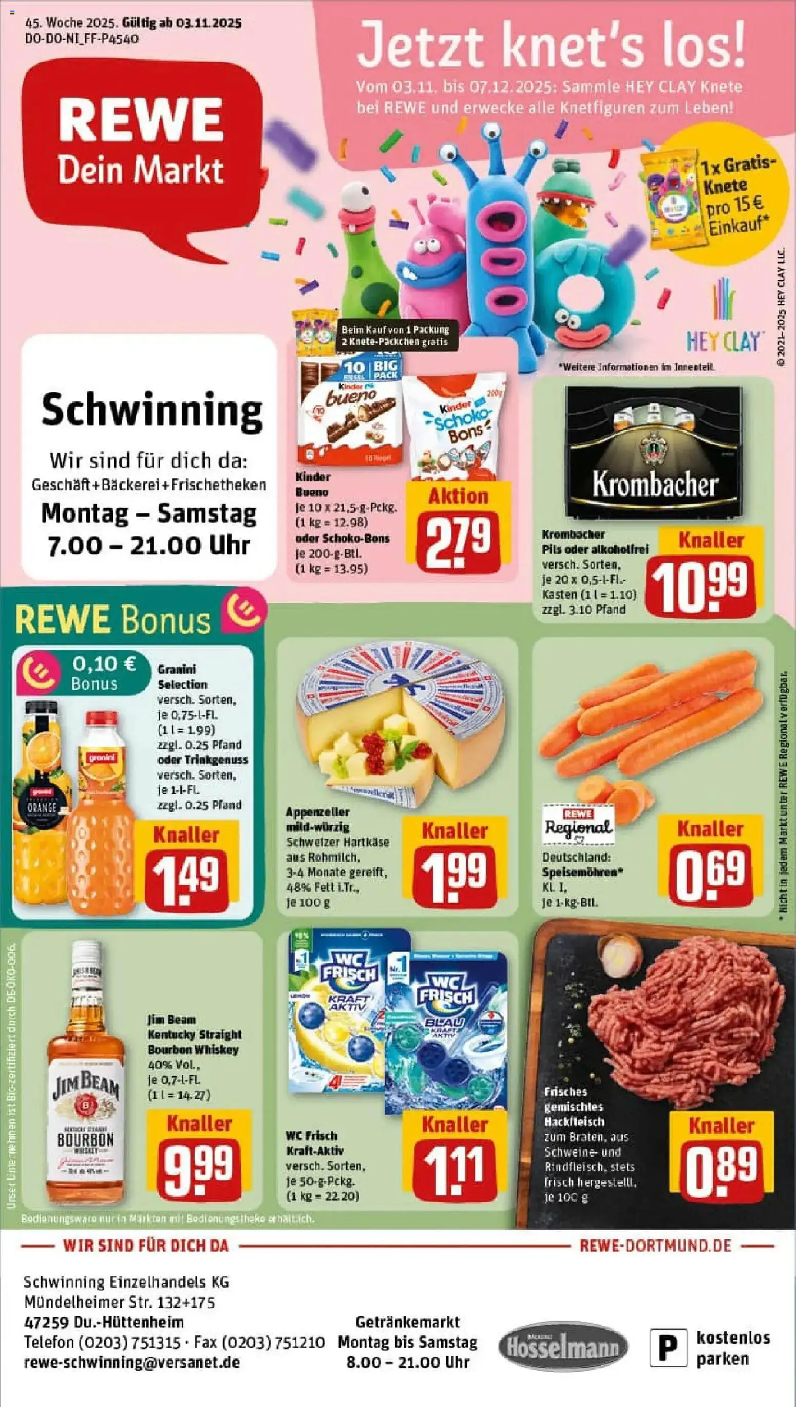 Vorschau von dem Prospekt des Geschäftes Rewe, gültig ab dem 02.11.2025