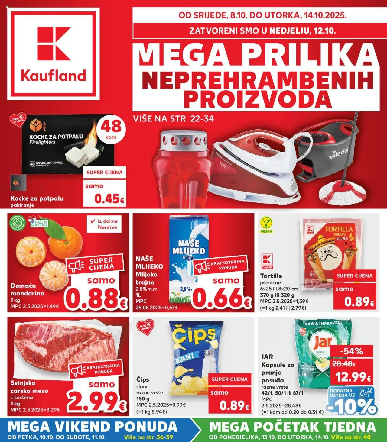 Kaufland aktualni Karlovac vrijedi od 08.10.2025 - tjedna akcija broj stranice 1