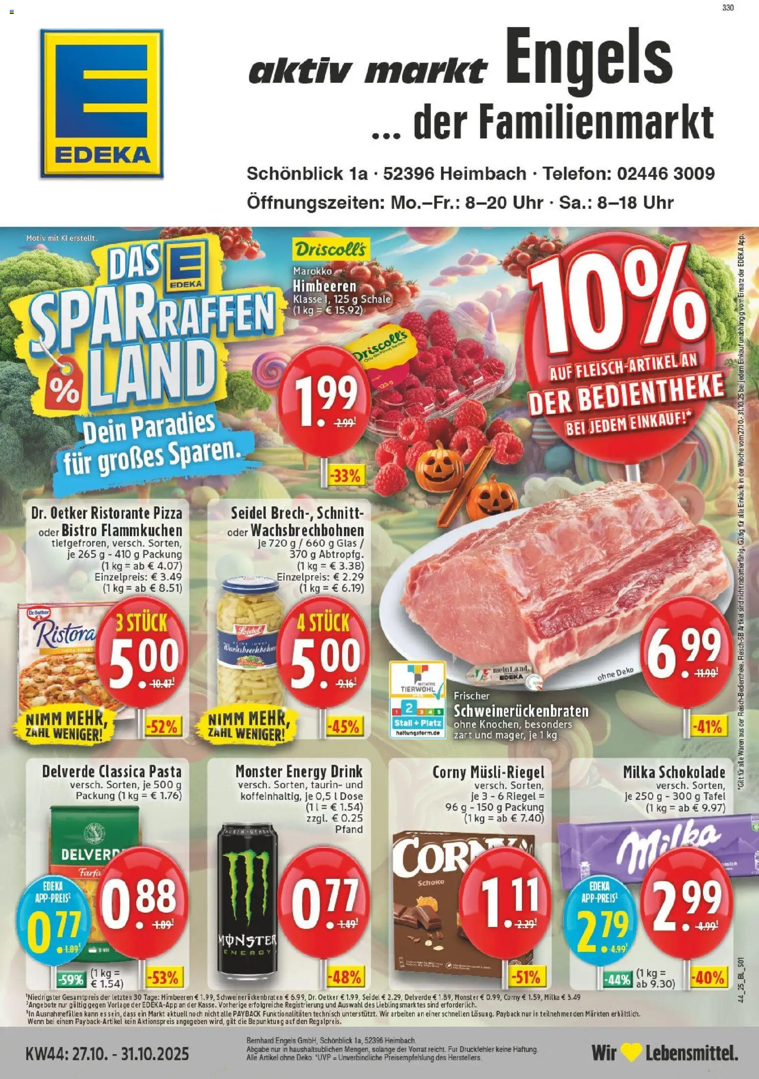 EDEKA Prospekt ab 26.10.2025 - Prospekt Heimbach Online