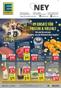 Vorschau von dem Prospekt des Geschäftes Edeka, gültig ab dem 22.12.2025
