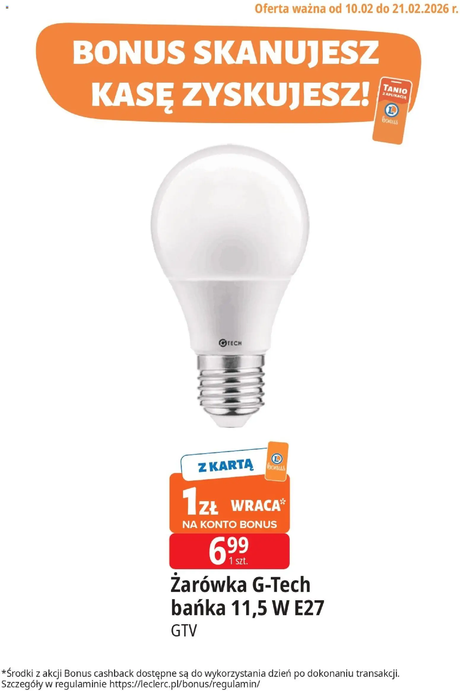 Pogląd gazetki "Zielona Góra kupony dodatkowe" ze sklepu E.Leclerc ważnej od 10.02.2026