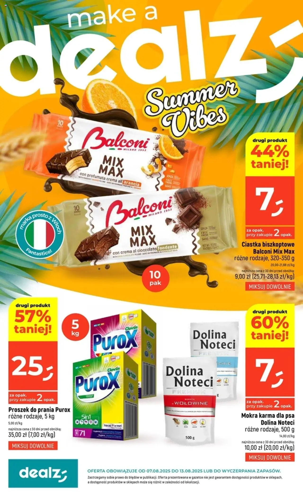 Dealz Gazetka od 07.08.2025 - Nowa Gazetka - Numer strony 1
