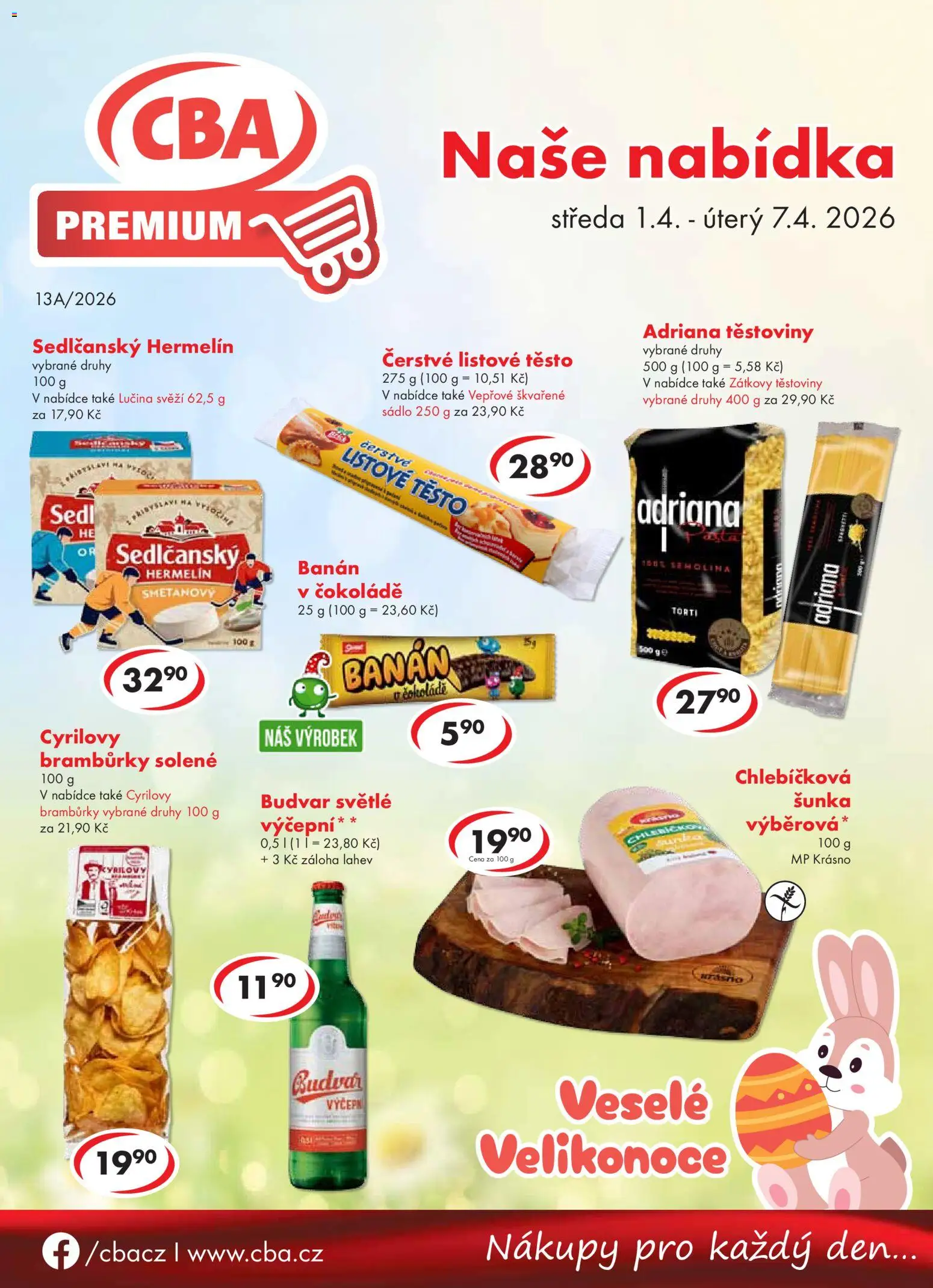 Náhled nabídky: CBA CBA leták - Premium platný od 01.04.2026