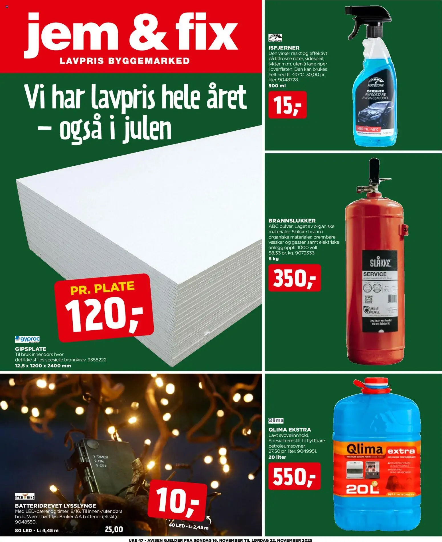 Forhåndsvis Kundeavis fra butikk Jem & Fix gyldig fra 15/11/2025