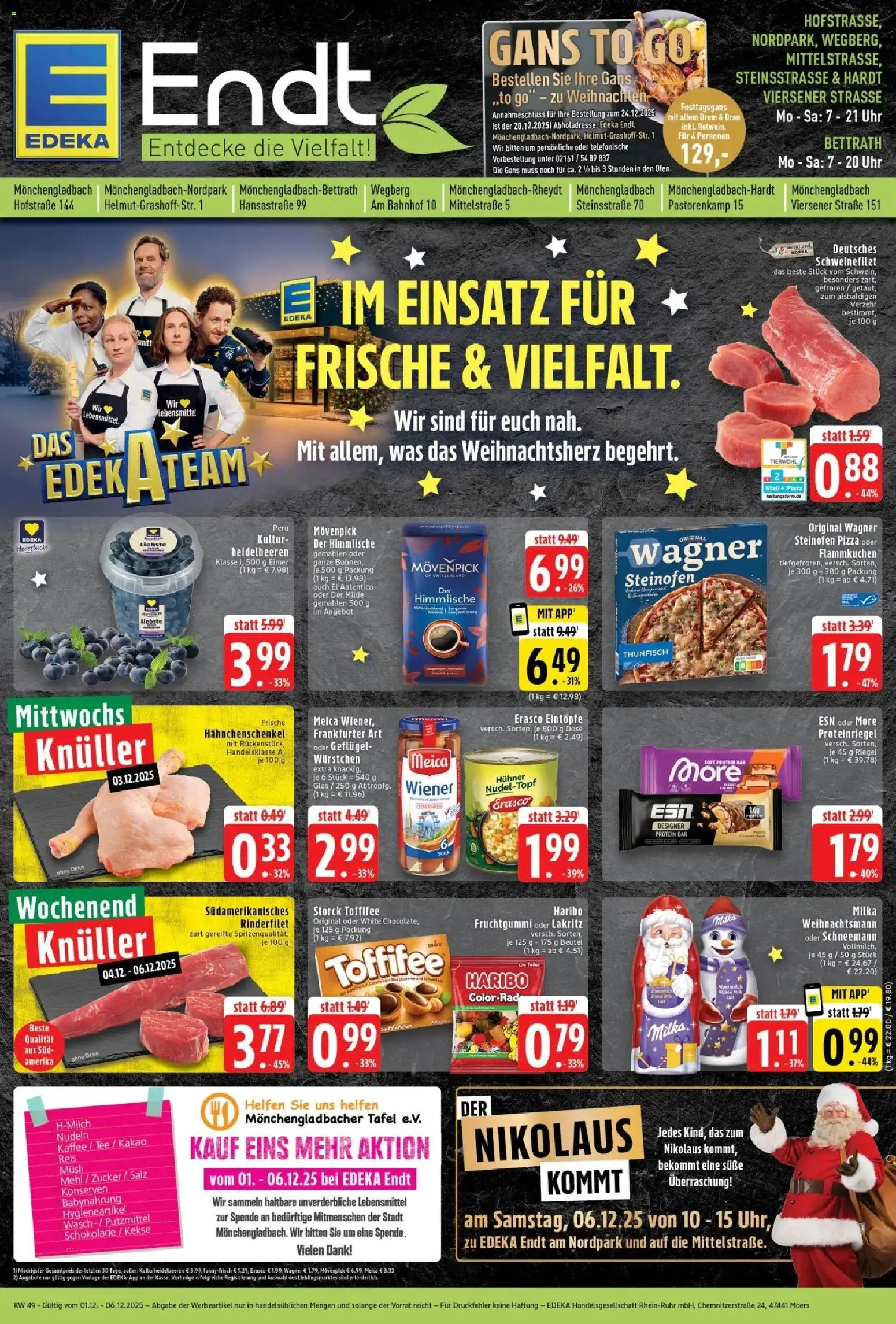 Vorschau von dem Prospekt des Geschäftes Edeka, gültig ab dem 01.12.2025