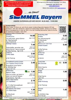 Vorschau von dem Prospekt des Geschäftes Simmel, gültig ab dem 08.09.2025