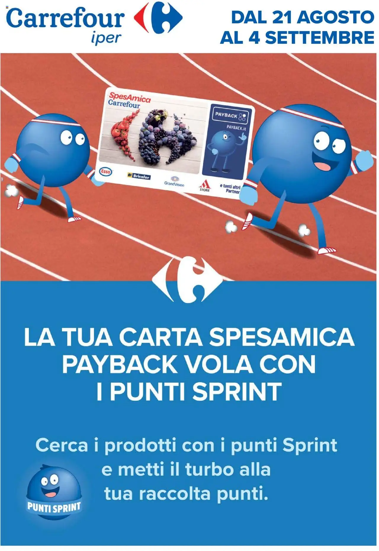 Volantino Carrefour valido da 21/08/2025 numero di pagina 1