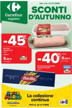 Anteprima dell'opuscolo Volantino Express - Milano dal negozio Carrefour valido da 02/10/2025