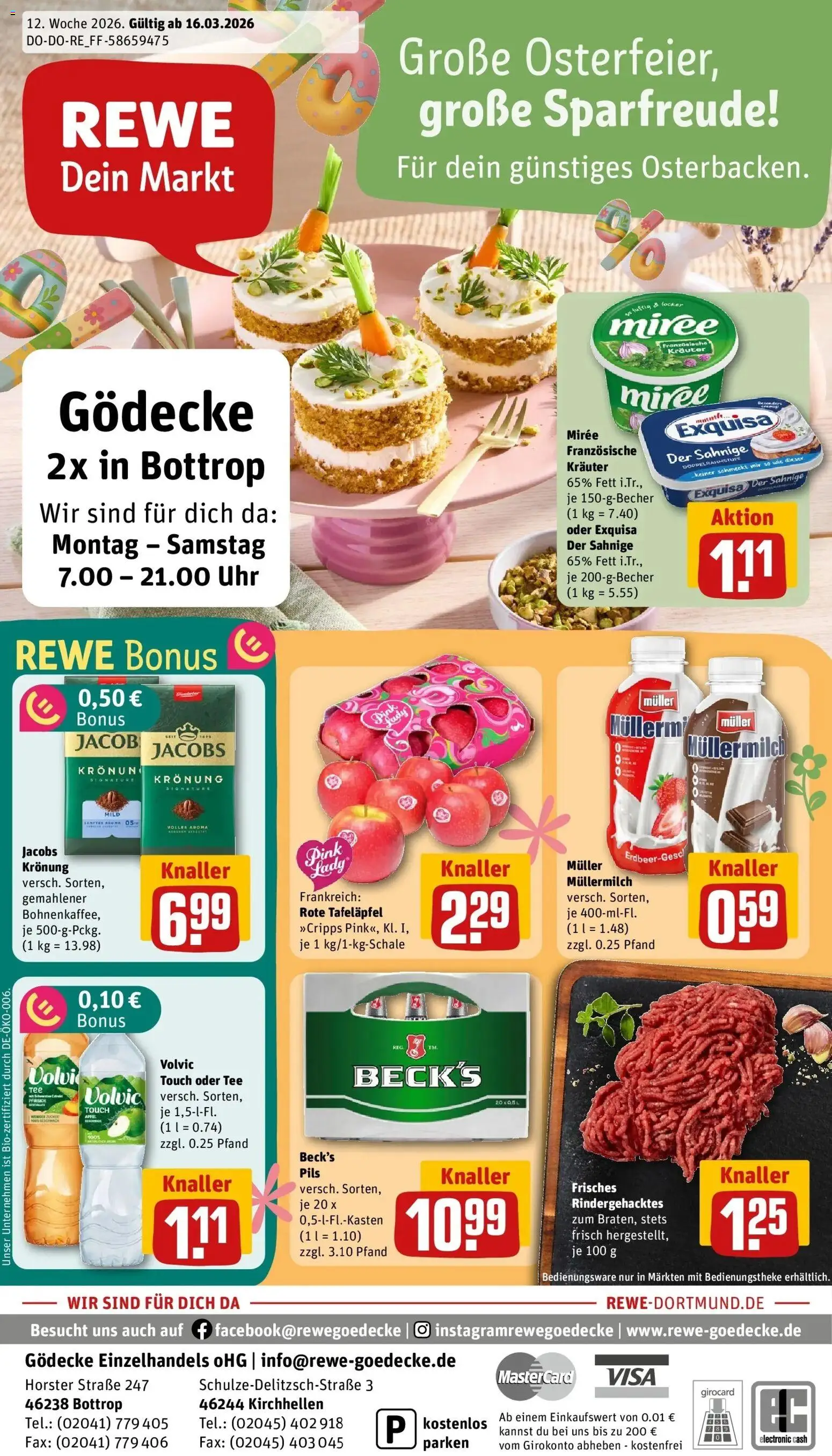 Vorschau von dem Prospekt des Geschäftes Rewe, gültig ab dem 15.03.2026