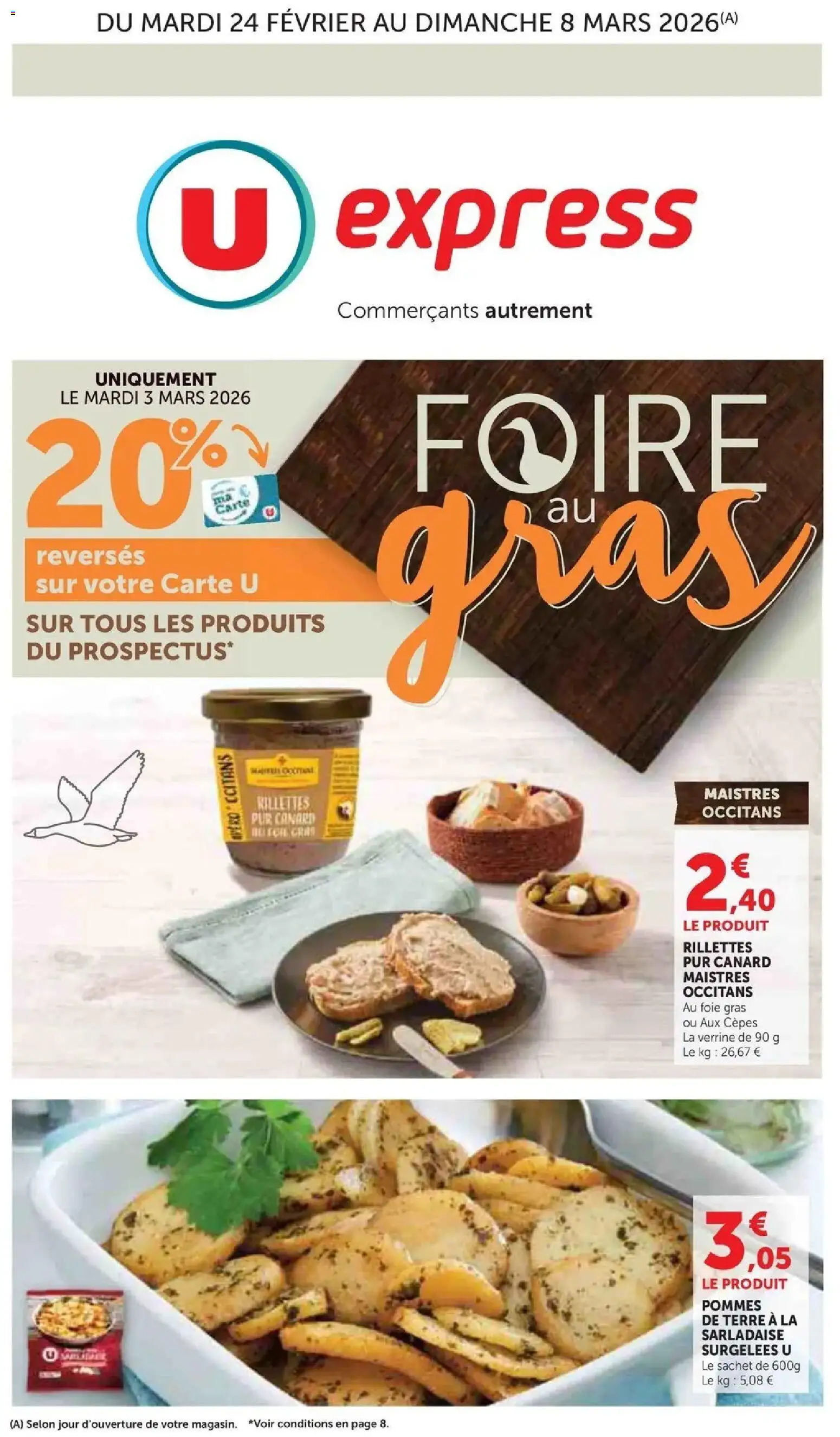 Prévisualisation de Catalogue U EXPRESS du magasin U Express formulaire valide 24/02/2026