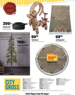 Förhandsgranska reklamblad Aktuella reklamblad City Gross från butik City Gross gäller från 01/12/2025 | Sida: 24