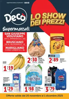 Anteprima dell'opuscolo Volantino Supermercati - San Giuseppe Vesuviano dal negozio Decò valido da 20/11/2025