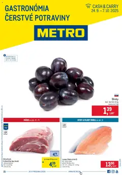Náhľad Metro letáku platného od 24.09.2025