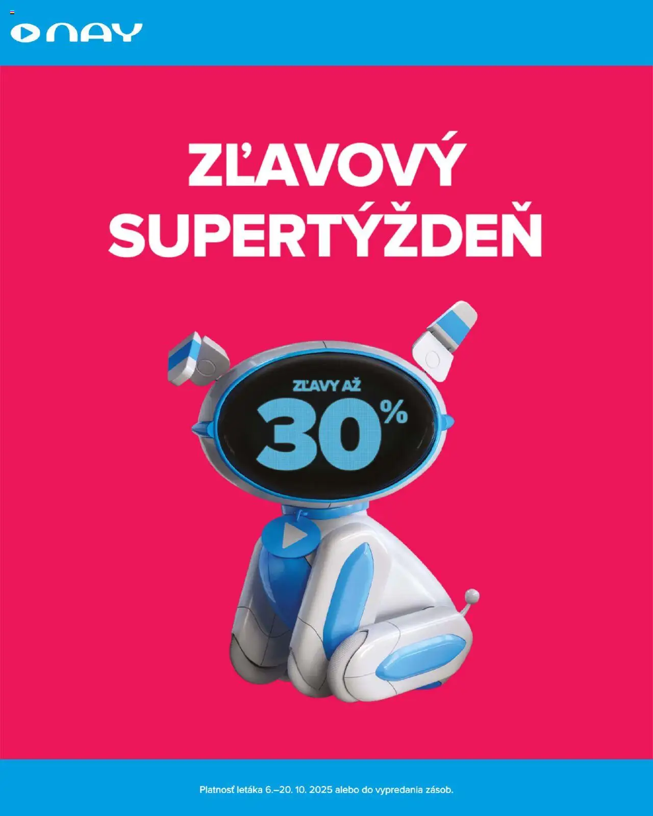 NAY Elektrodom Leták (06.10. - 20.10.2025) - Akčná ponuka