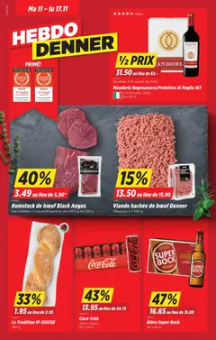 Vorschau des Merkblatts Aktionen FR vom Shop Denner gültig von 11.11.2025 bis 17.11.2025