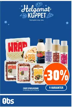Forhåndsvis Helgemat Kuppet fra butikk Coop Obs gyldig fra 14/08/2025
