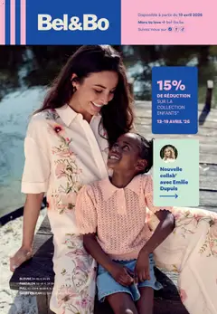 Voorbeeld van Bel&Bo Publicité van winkel Bel&Bo geldig vanaf 13/04/2026