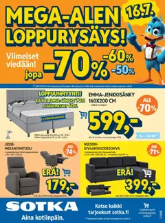 Kaupan Sotka Tarjoukset esikatselu, voimassa 16/07/2025