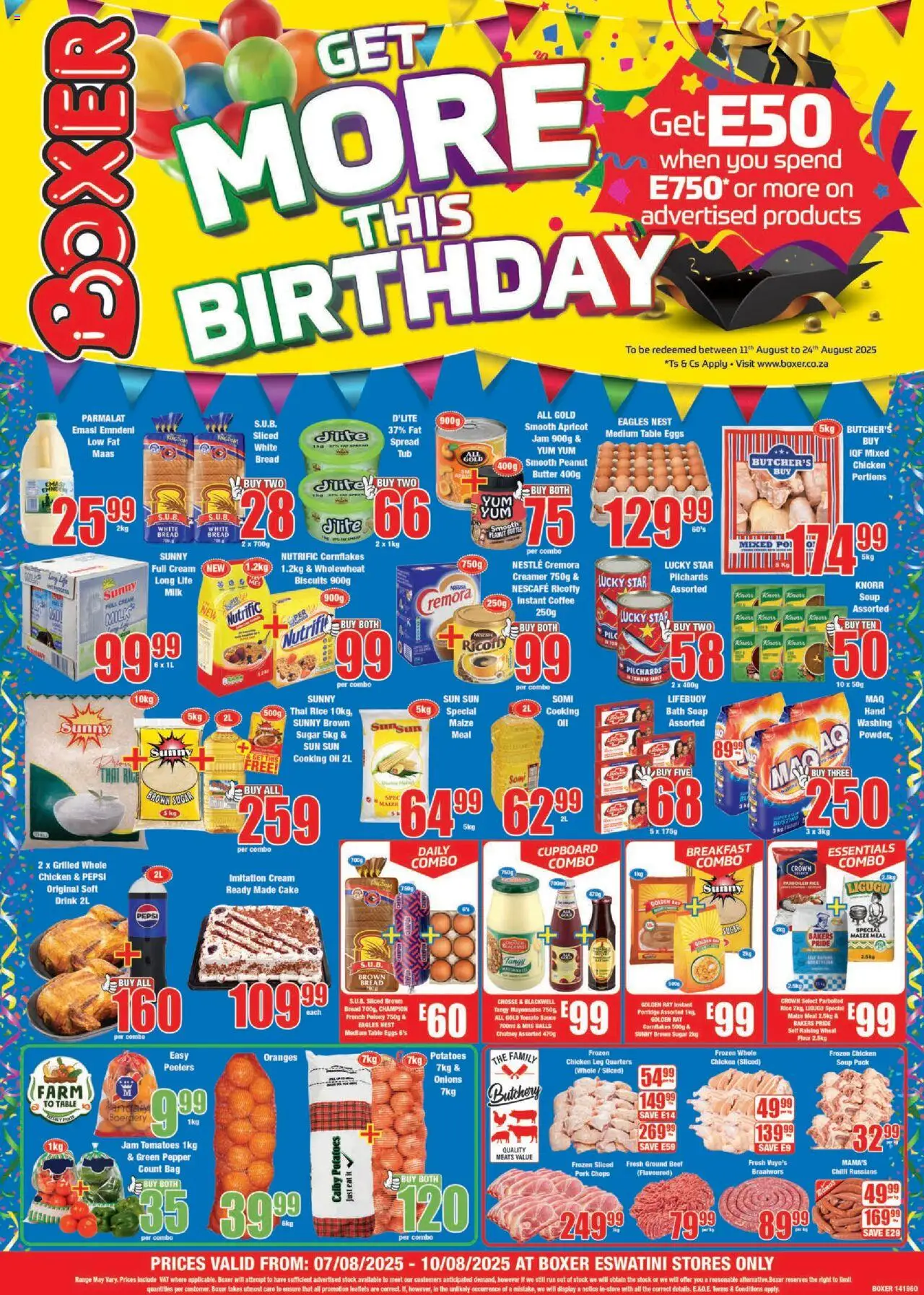 Boxer eSwatini - Weekly Specials from 07/08 - 10/08/2025 > Promotions