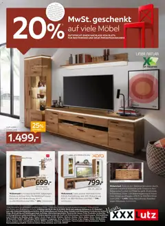 Vorschau der Angebote: XXXLutz MwST geschenkt gültig ab 28.10.2025