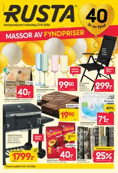 Förhandsgranska reklamblad Rusta erbjudanden från butik Rusta gäller från 27/04/2026