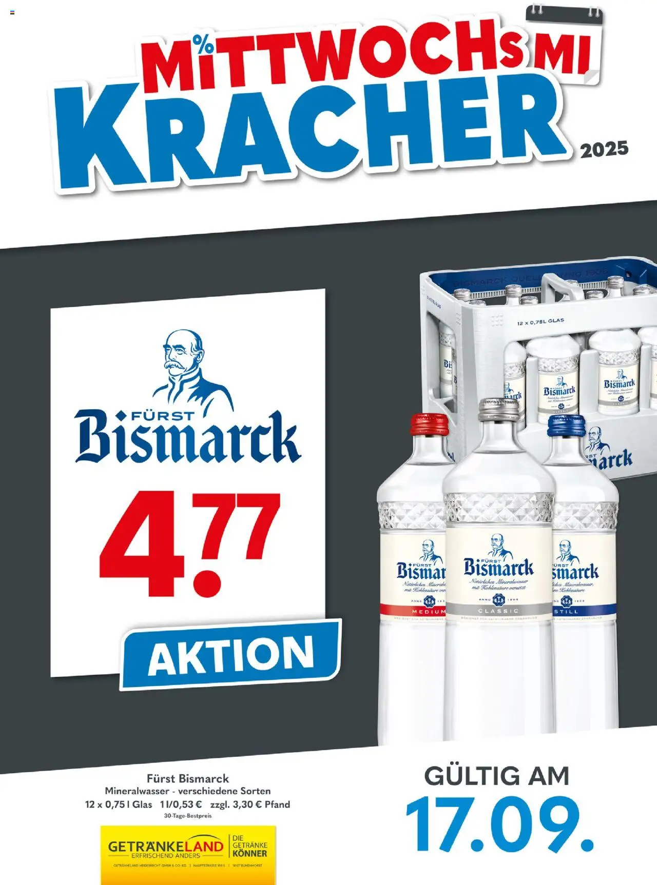 Getränkeland Mittwochs Kracher (vom 17.09.2025 - 17.09.2025)
