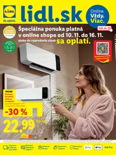 Náhľad Lidl letáku platného od 10.11.2025