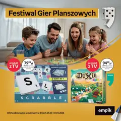 Pogląd gazetki "Empik promocje - Festiwal Gier Planszowych" ze sklepu Empik ważnej od 25.03.2026
