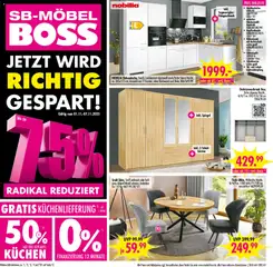 Vorschau von dem Prospekt des Geschäftes SB Möbel Boss, gültig ab dem 01.11.2025