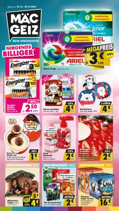 Vorschau von dem Prospekt des Geschäftes Mäc Geiz, gültig ab dem 01.12.2025