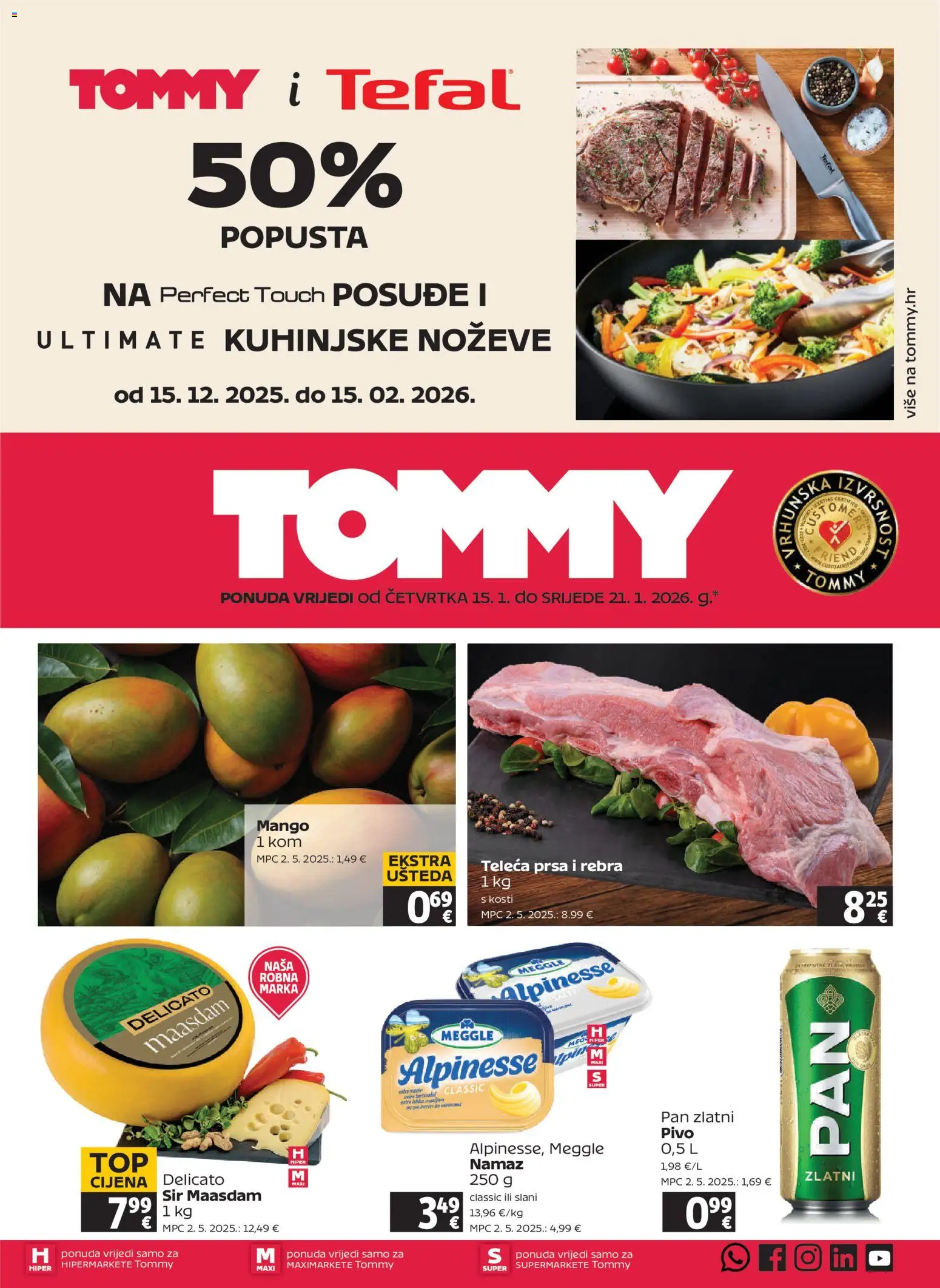 Pregled letka Katalog trgovine Tommy vrijedi od 15.01.2026