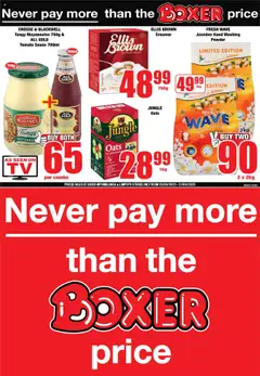 Preview of Boxer flyer valid from 15/09/2025