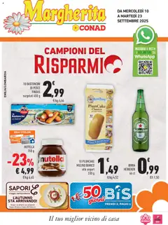 Anteprima dell'opuscolo Volantino Margherita Lombardia dal negozio Conad valido da 10/09/2025
