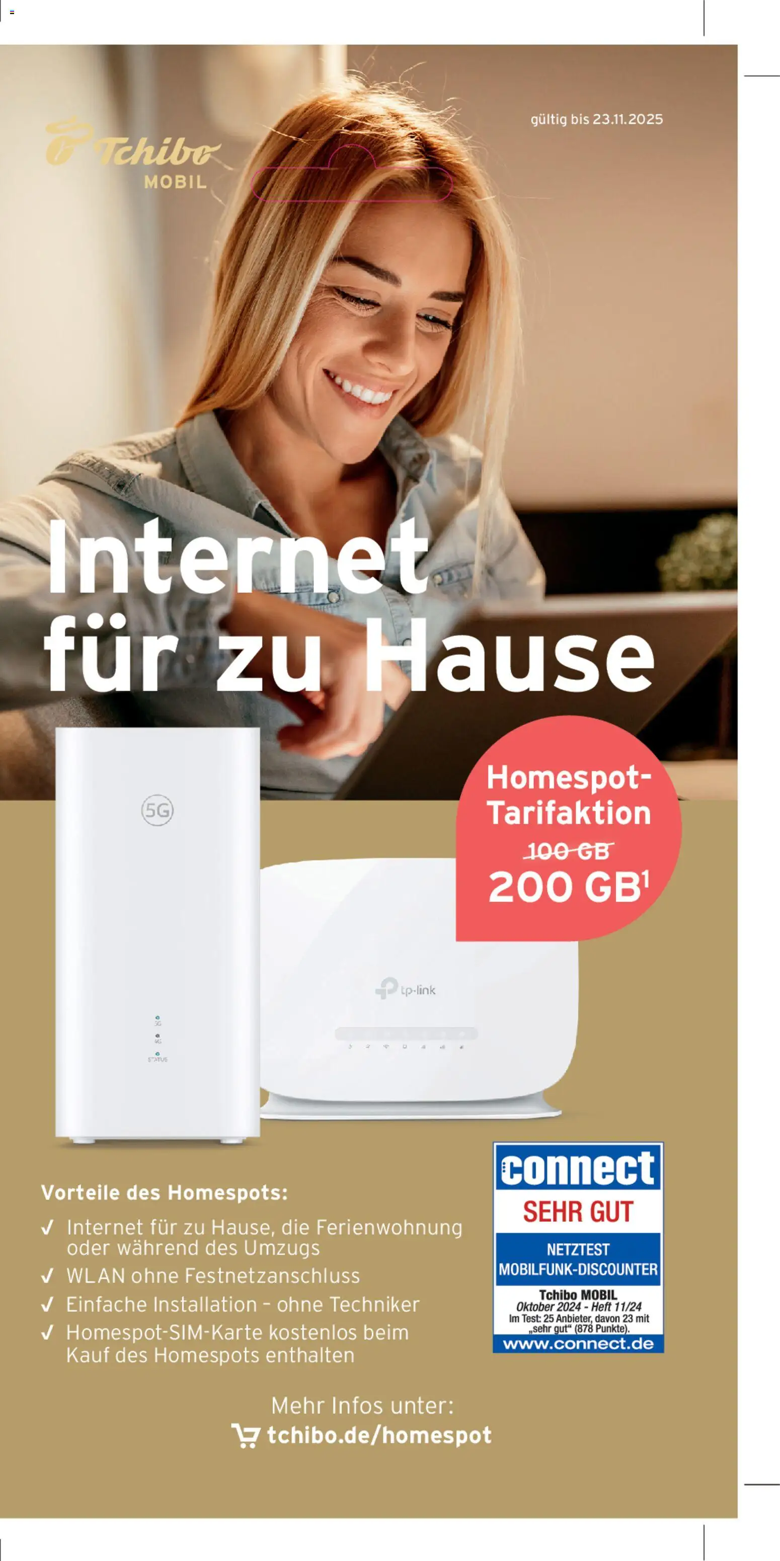 Vorschau von dem Prospekt des Geschäftes Tchibo, gültig ab dem 13.11.2025