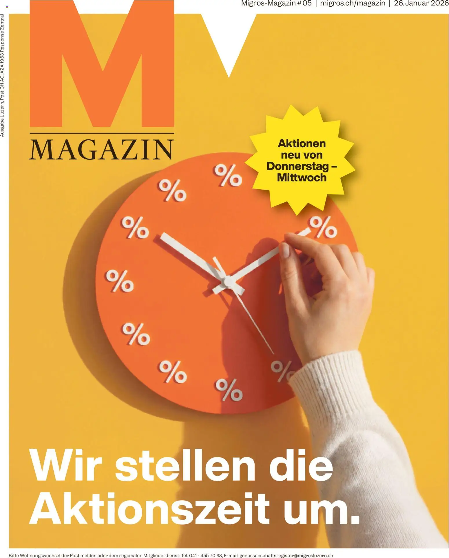 Vorschau des Merkblatts Magazin vom Shop Migros gültig von 27.01.2026 bis 02.02.2026 - Magazin