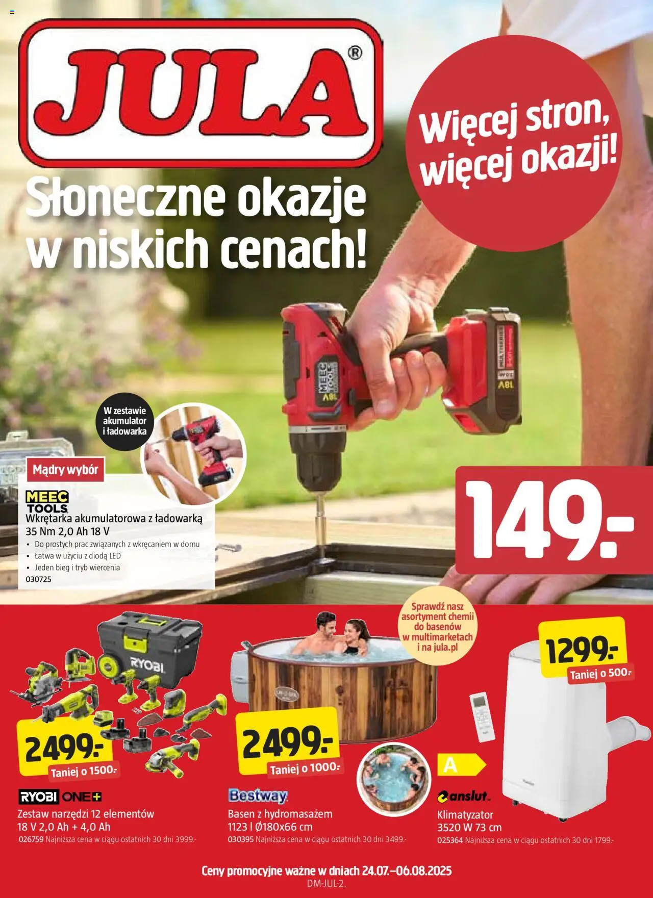 Jula Gazetka od 24.07.2025 - Nowa Gazetka - Numer strony 1