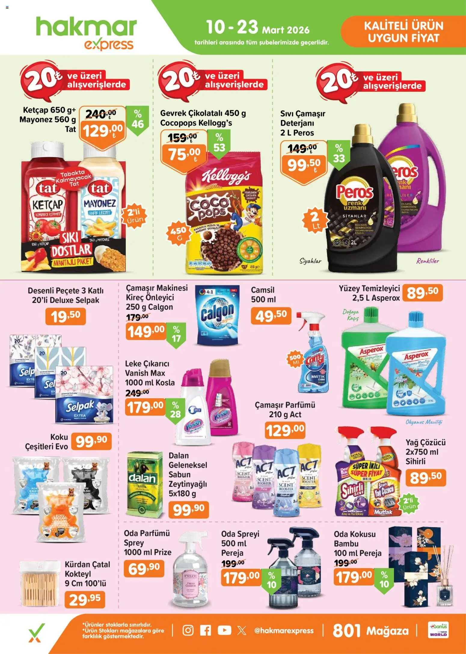 Hakmar Express Hakmar Express - Salı Aktüel Ürünler 10.03.2026 - Broşürünün önizlemesi
